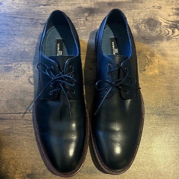 Men Winthrop Braxton Leather Oxford Shoes - Picture 1 of 11